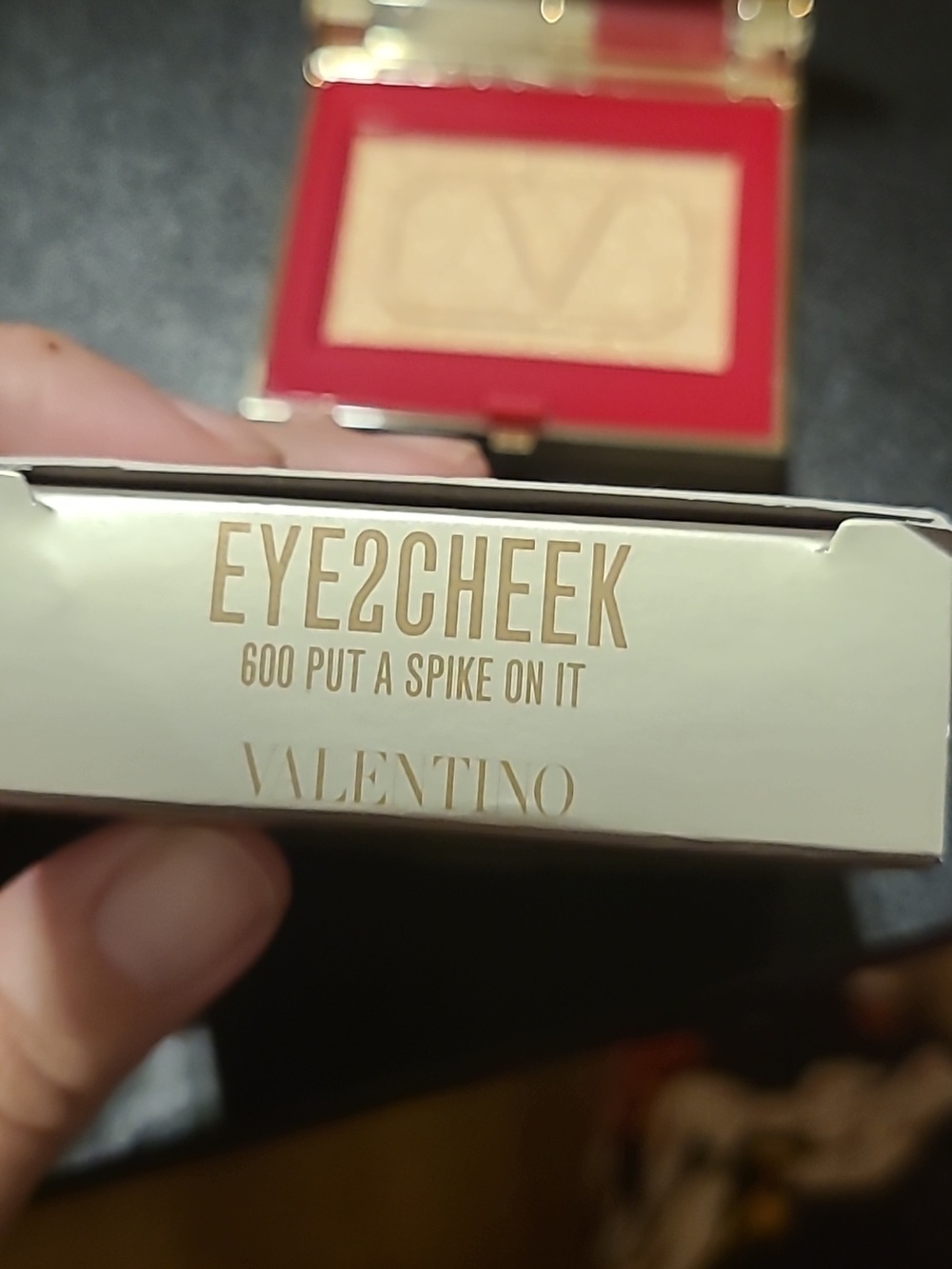 VALENTINO Eyes2Cheek 600 Put a Spike On It Dual Use Eyeshadow and Blush - Picture 4 of 8